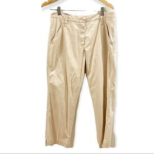 Jil Sander Tan Khaki Style Trouser Dress Pants Size 40 EU / US Size 8